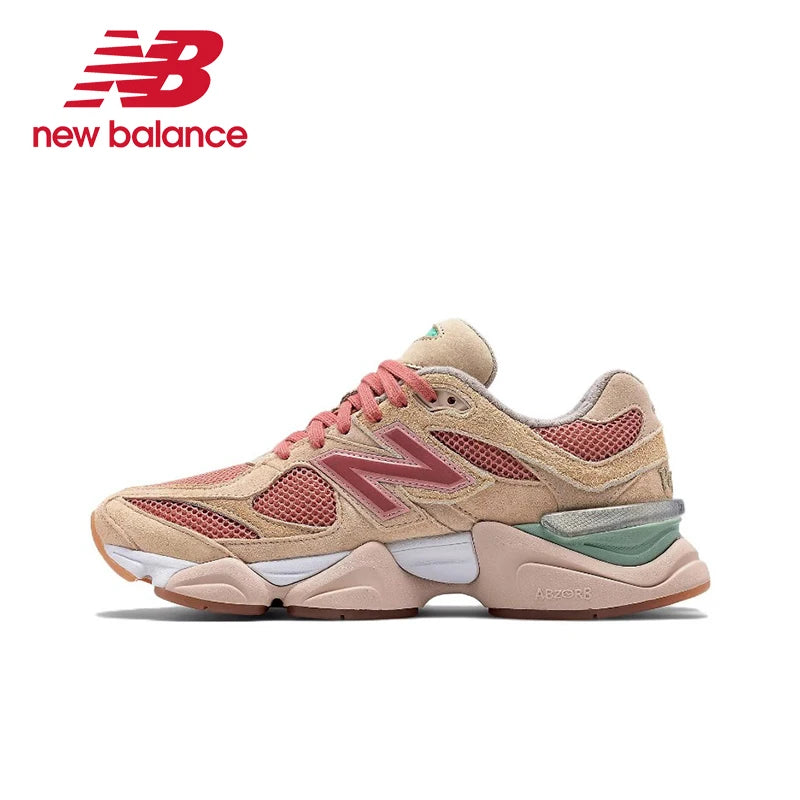 Original New Balance NB 9060 "sea salt "Low-Top Athleisure Shoes in Light Gray Men's and Women's Unisex Sneakers U9060MAC