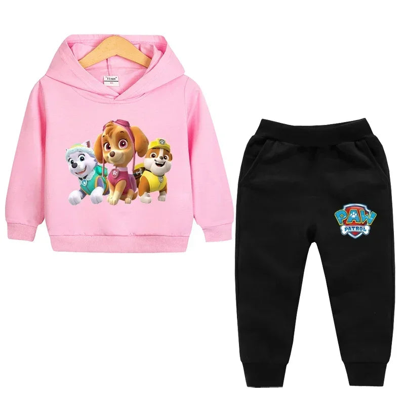 PAW Patrol Spring Autumn Children Clothing Suit Baby Boys Girls Clothes Kids Sport Hoodies Pants 2Pcs Sets Toddler Tracksuits