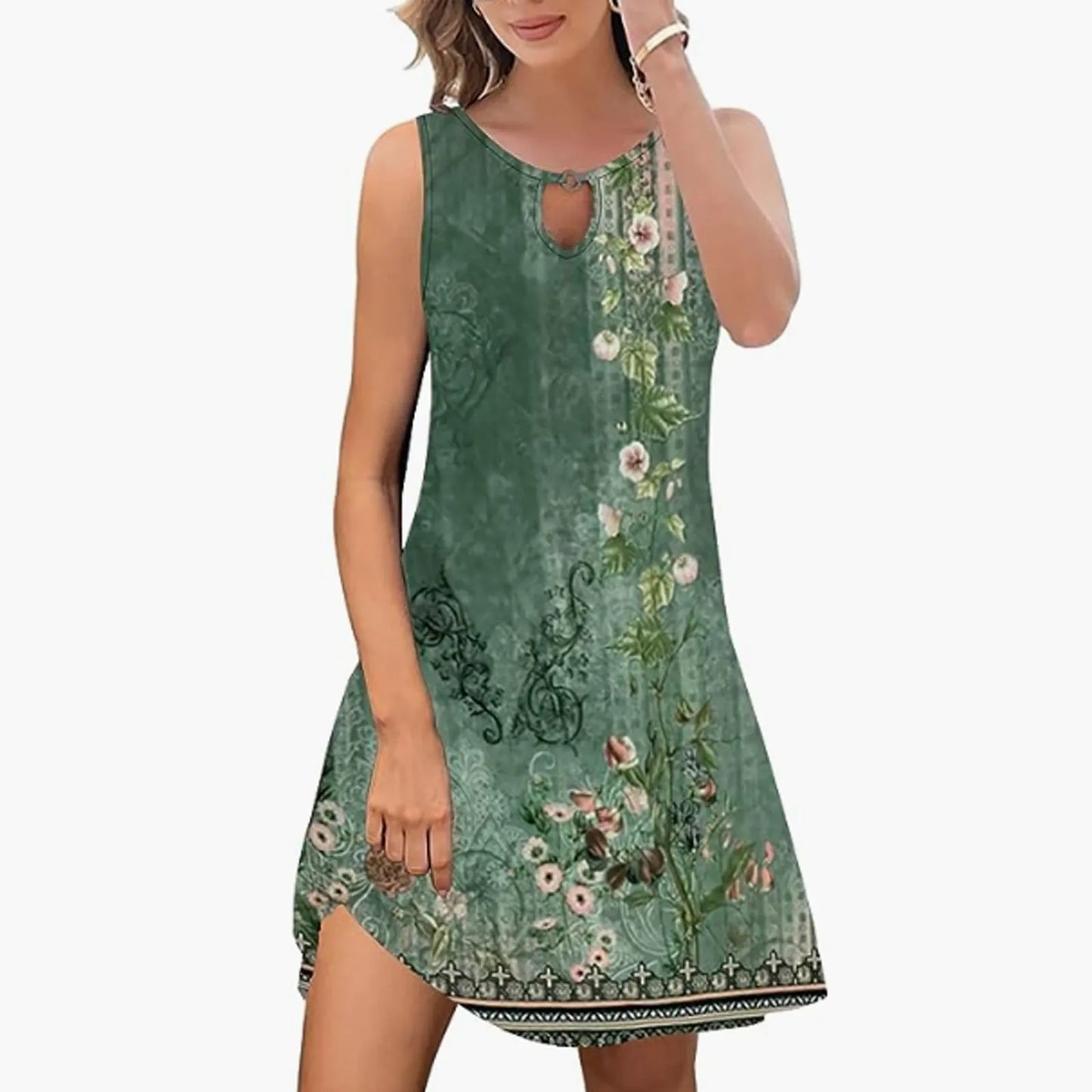 Summer Dresses For Women Casual Trendy Boho Floral Print