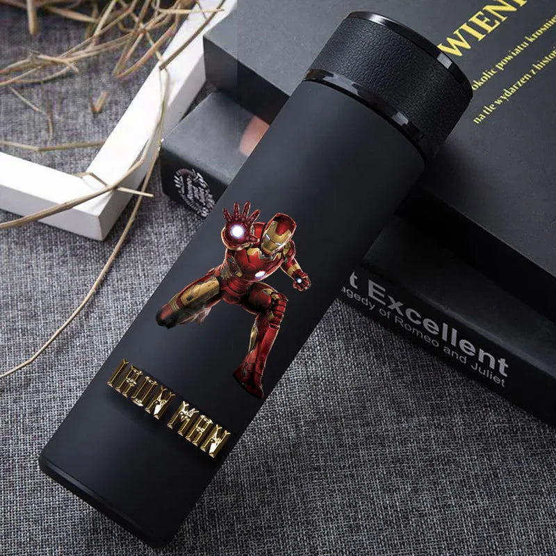 Marvel Hero Peripheral Insulation Cup Iron Man Captain America Spider Man 304 Stainless Steel Water Cup Peripheral