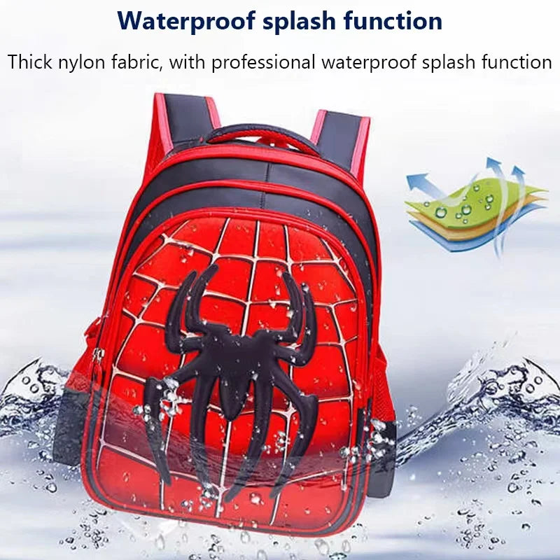 Spider King 3D Kids Backpack - Durable and Stylish Design!