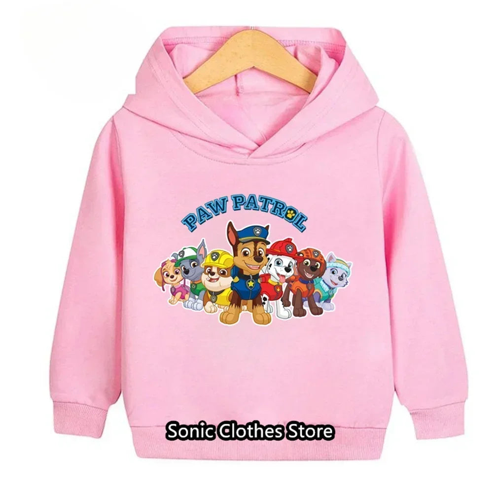 Child Paw Patrols Hoodie Kids Clothes Boys Girls Clothing Spring Autumn Sweatshirts Trapstars Cartoon Clothes Hoodie