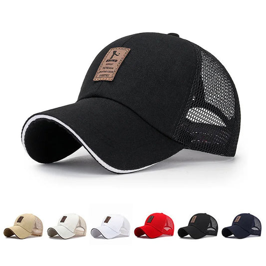 New Outdoor Sport Cap Cotton Baseball Cap Summer Trucker Hat Men Women Adjustable Hat Plain Fashion Cap Casual Leisure Hat