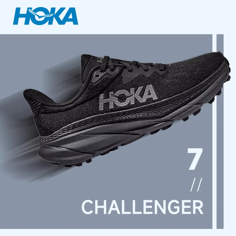 HOKA Challenger 7  Men Running Shoes Outdoor Road Sneakers Cushioning Elasticity Marathon Shoes Trail Trekking Tennis Sneakers