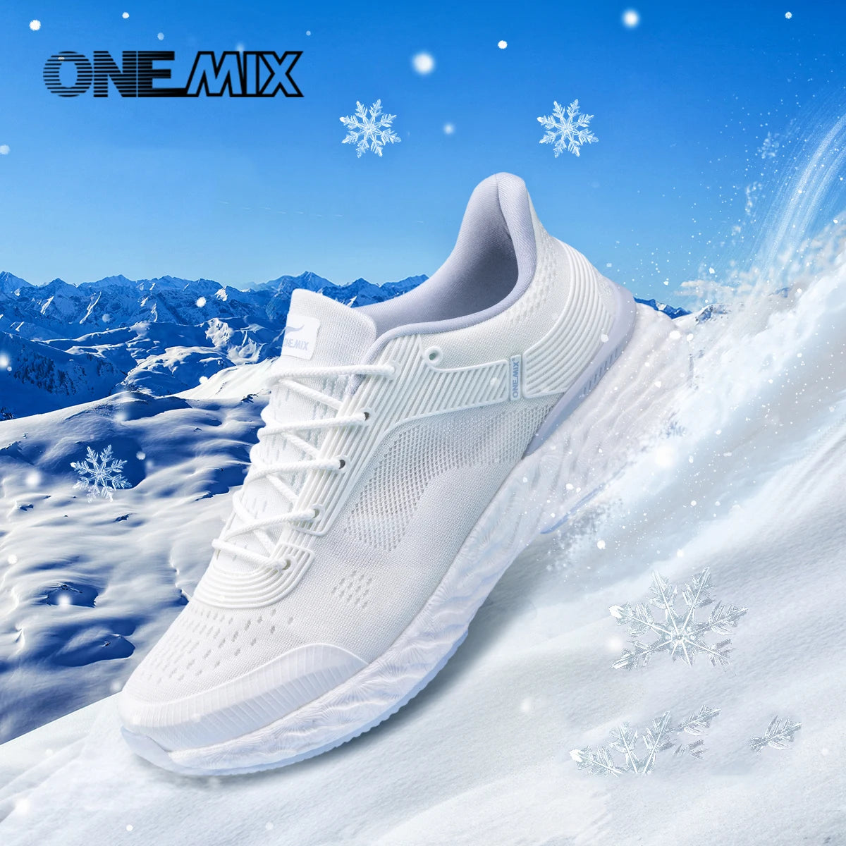 ONEMIX Casual løbesko til mænd åndbart mesh udendørs blød trekking Tennis fodtøj Marathon sportssko Walking sneakers