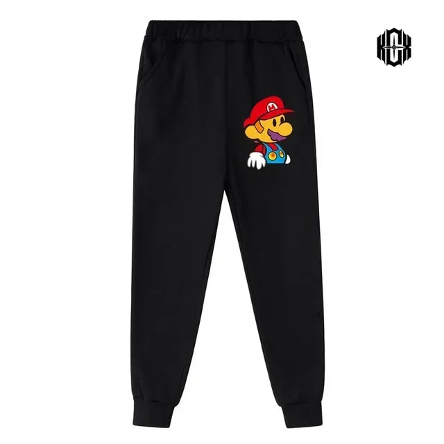 New Game Super Mario Bros Hoodies Kids Printed Sweatshirt Long Sleeve Clothes for Teens Boys Girls 3-12years Child Pullover