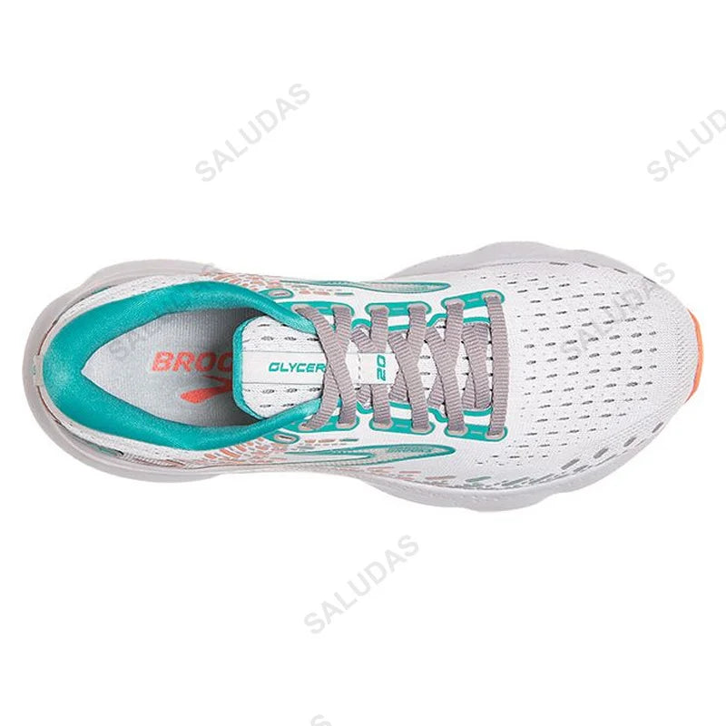 BROOKS Women Running Shoes Glycerin 20 Outdoor Casual Sneakers Non-slip