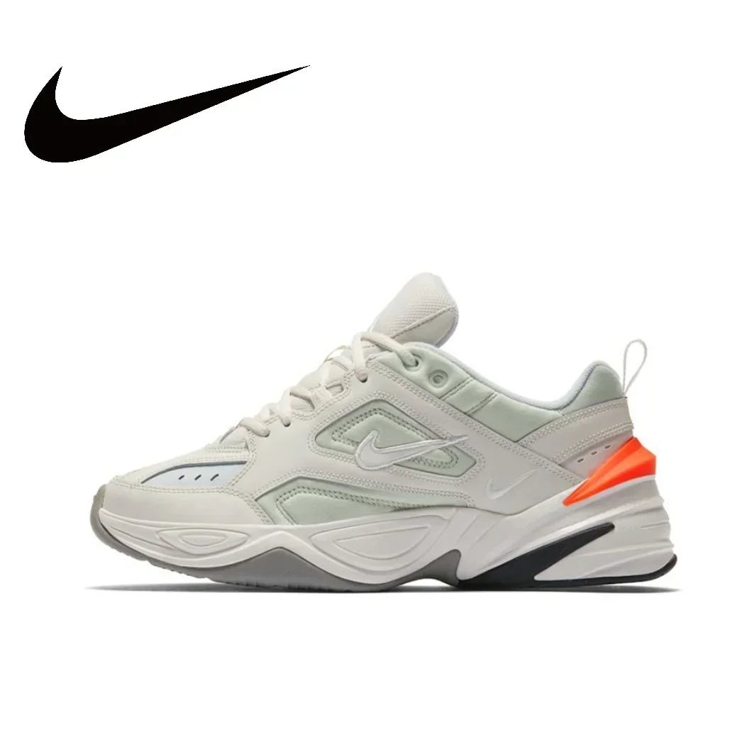 Nike Original Gray M2K Tekno Low Mens Running Shoes Retro Classic Comfortable Shock Absorbing Sneakers