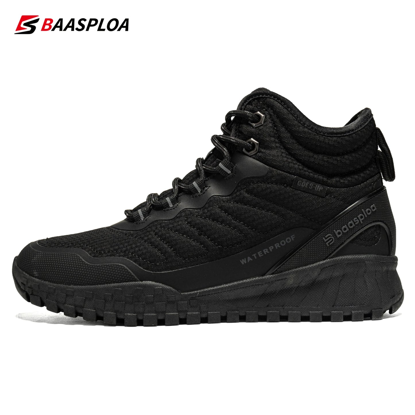 2023 Baasploa Women's Winter Ankle Boots Sports Shoes Waterproof Non-Slip Comfortable Warm Plush Women's Cotton Shoes