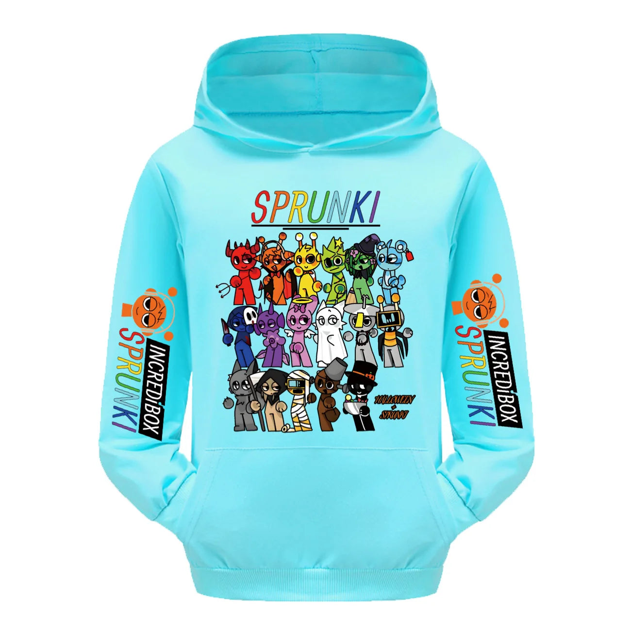 Hot Sprunki Incredibox Coat Boys Boys Clothes Cartoon Hoodies Kids Sweatshirts Pullover Outerwear Hoodie Girls  Streetwear Hoody