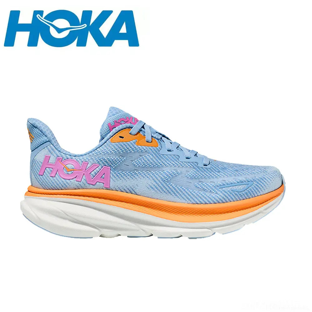 Hoka Clifton 9 Running Shoes Mens and Women's Lightweight Cushioning Marathon Absorption Breathable Highway Trainer Sneakers