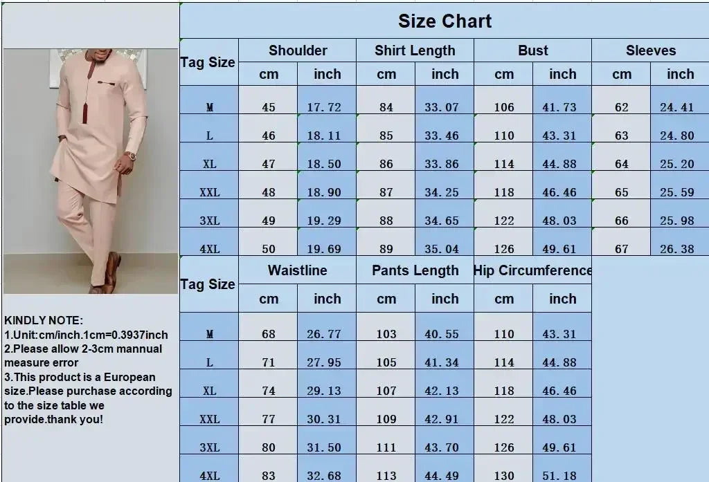 Summer Men Muslim Sets Long Sleeve Luxury Clothes Kaftan Casual Outfit Fashion Ethnic Shirts 2Pcs Wedding Male Suits Sweatpants