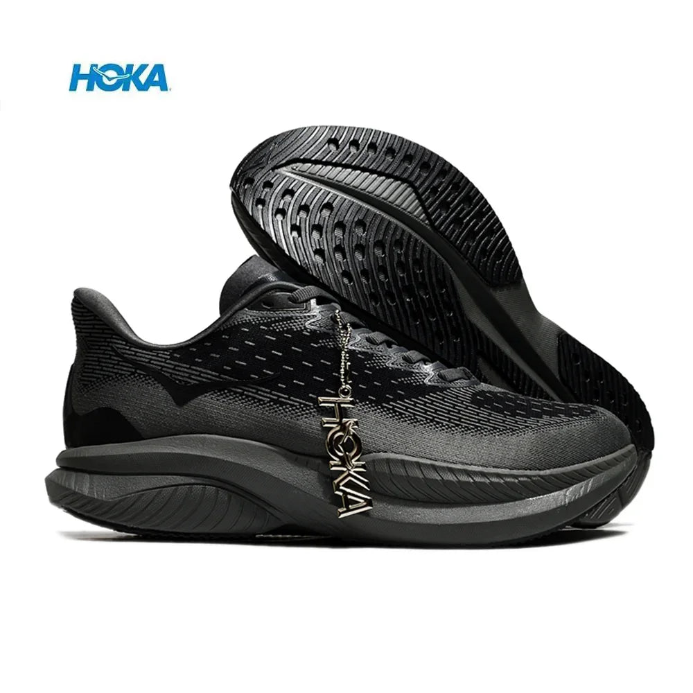 Original Hoka Mach 6 Men Women Lightweight Running Shoes Elastic Cushioning Sneakers Breathable Outdoor