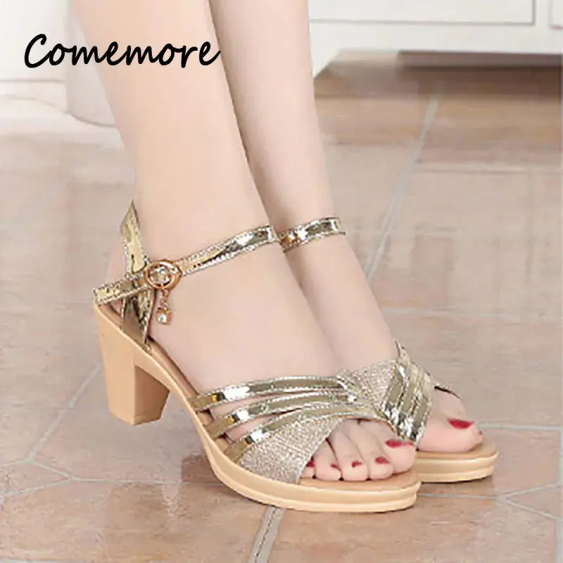 Fashion Comfort Platform Chunky Heel Middle High