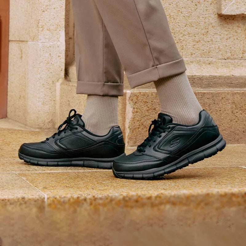 Skechers Shoes for Men "NAMPA" Business Casual Shoes, Non-slip, Wear-resistant, Dirt-resistant