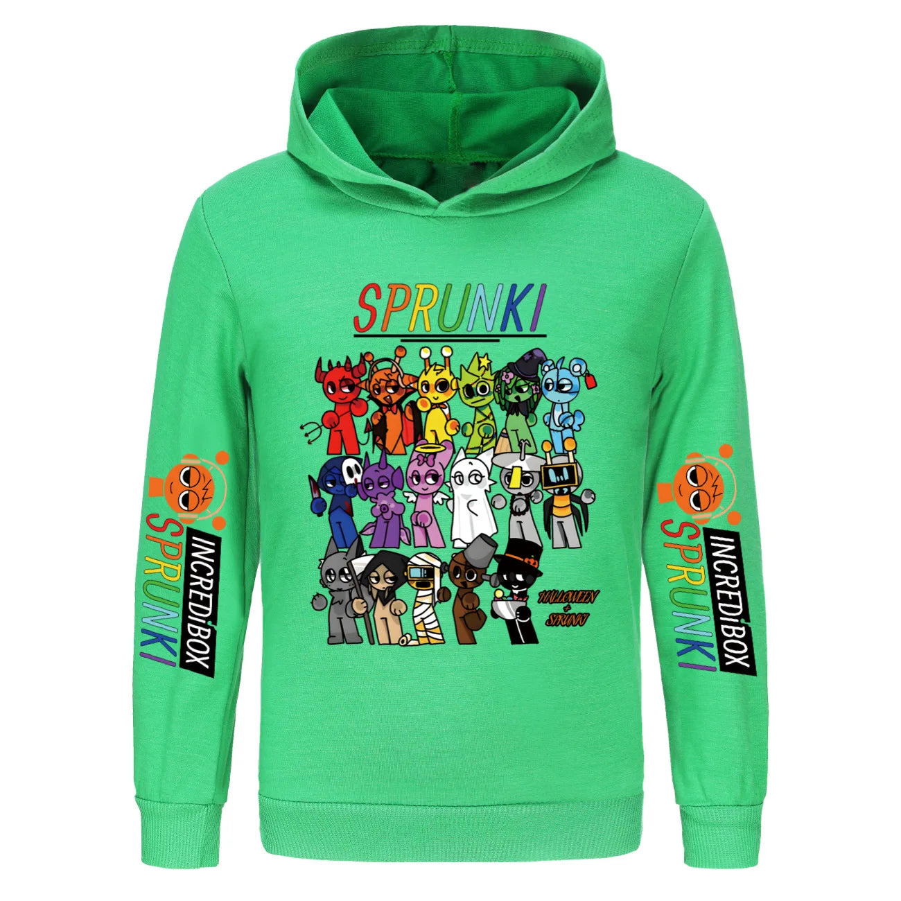 Hot Cartoon Sprunki Clothes Kids Game Incredibox Sweatshirts Baby Girls Outerwear Boys Pullover Coats Children's Top Clothing