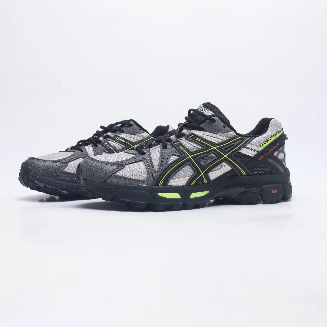 Asics GEL Kahana 8 Black Grey Green Classic Men Running Shoes