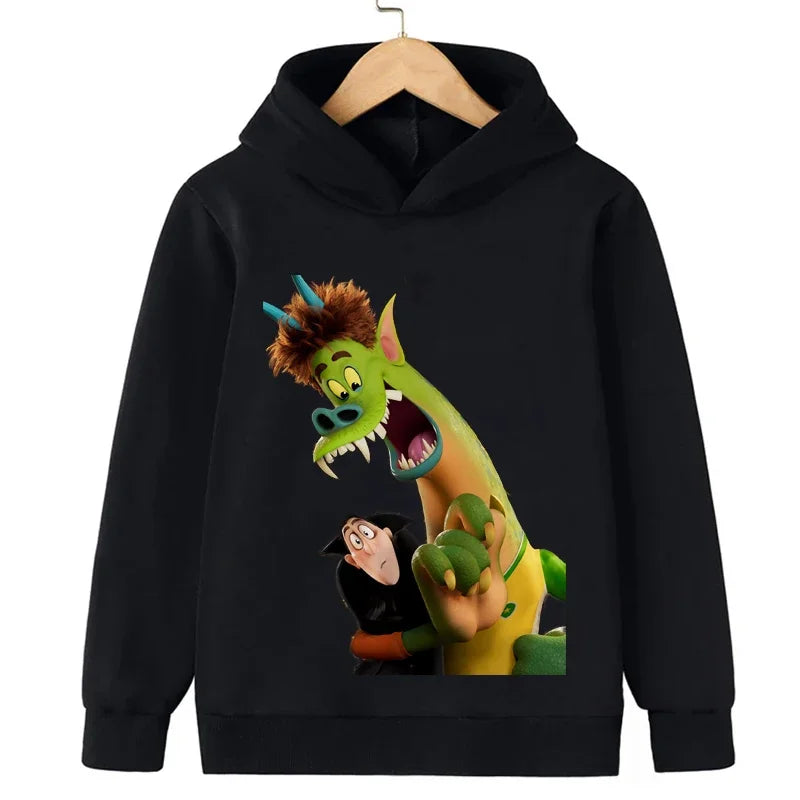 Hotel Transylvania New Cartoon 2-14 Years Old Kids Boys Hoodies Sweatshirts for Autumn Coats Teenager Boy Clothes Kid Girls Tops