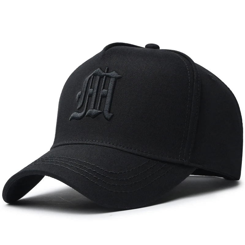 Forår og sommer Hård Bomuld Høj Top Baseball Hat Mand Kvinde Sport Stor størrelse Snapback Cap 55-60cm 60-65cm