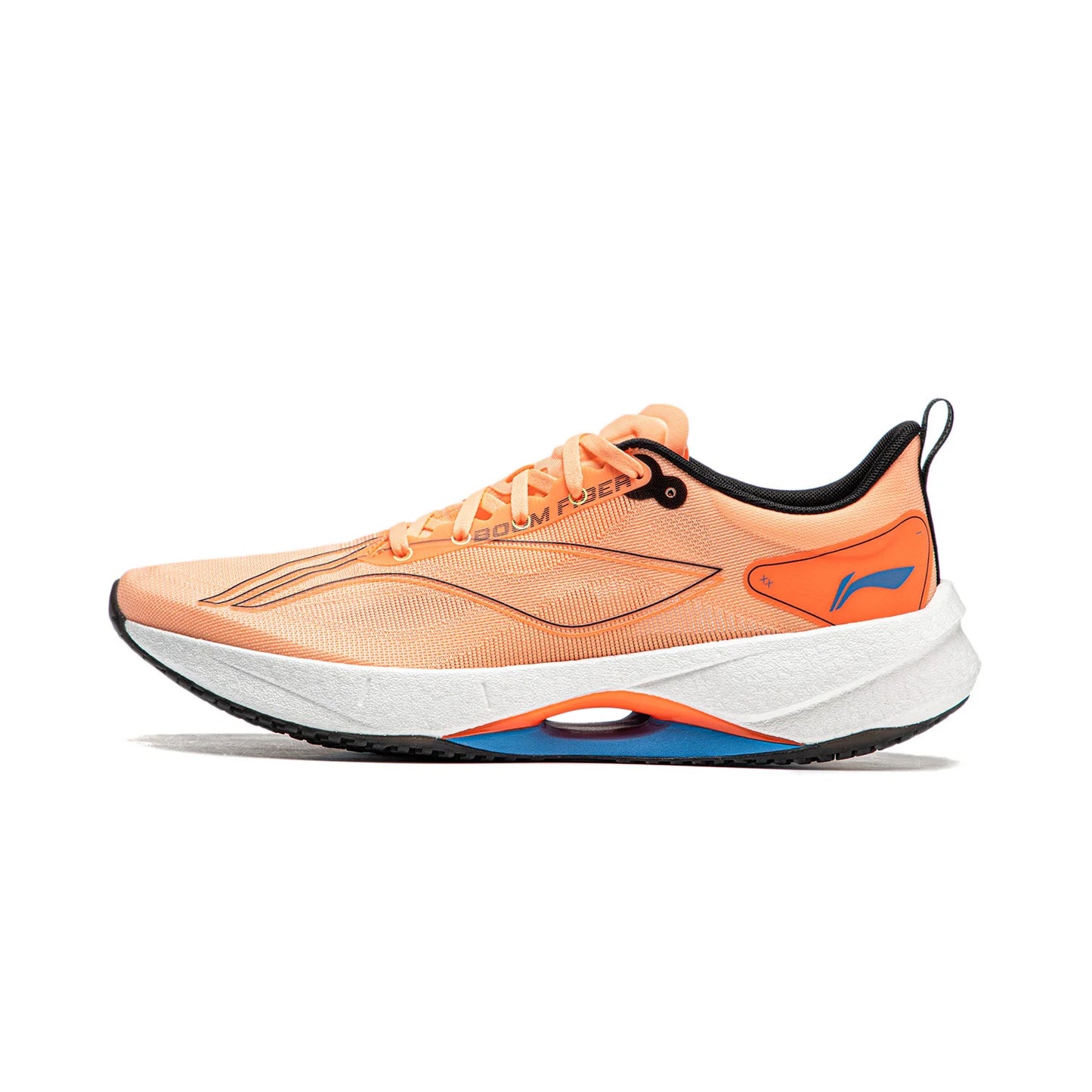 Li-Ning Mænd SUPER LIGHT 21 Lette løbesko Pude Åndbar BOMFIBER Bærbare sportssko Anti-Slip sneakers ARBU001