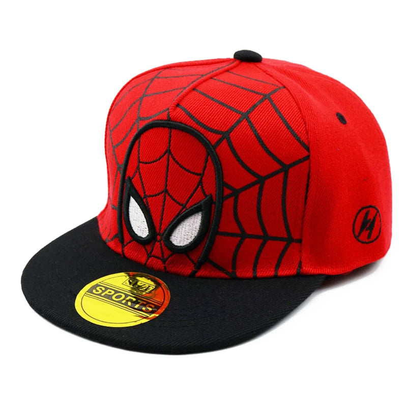 Disney Cartoon Spiderman Children's Hat Boys Girls Cotton Polyester Sun Hat Hip Hop Cap Baby Kids Fashion Baseball Cap