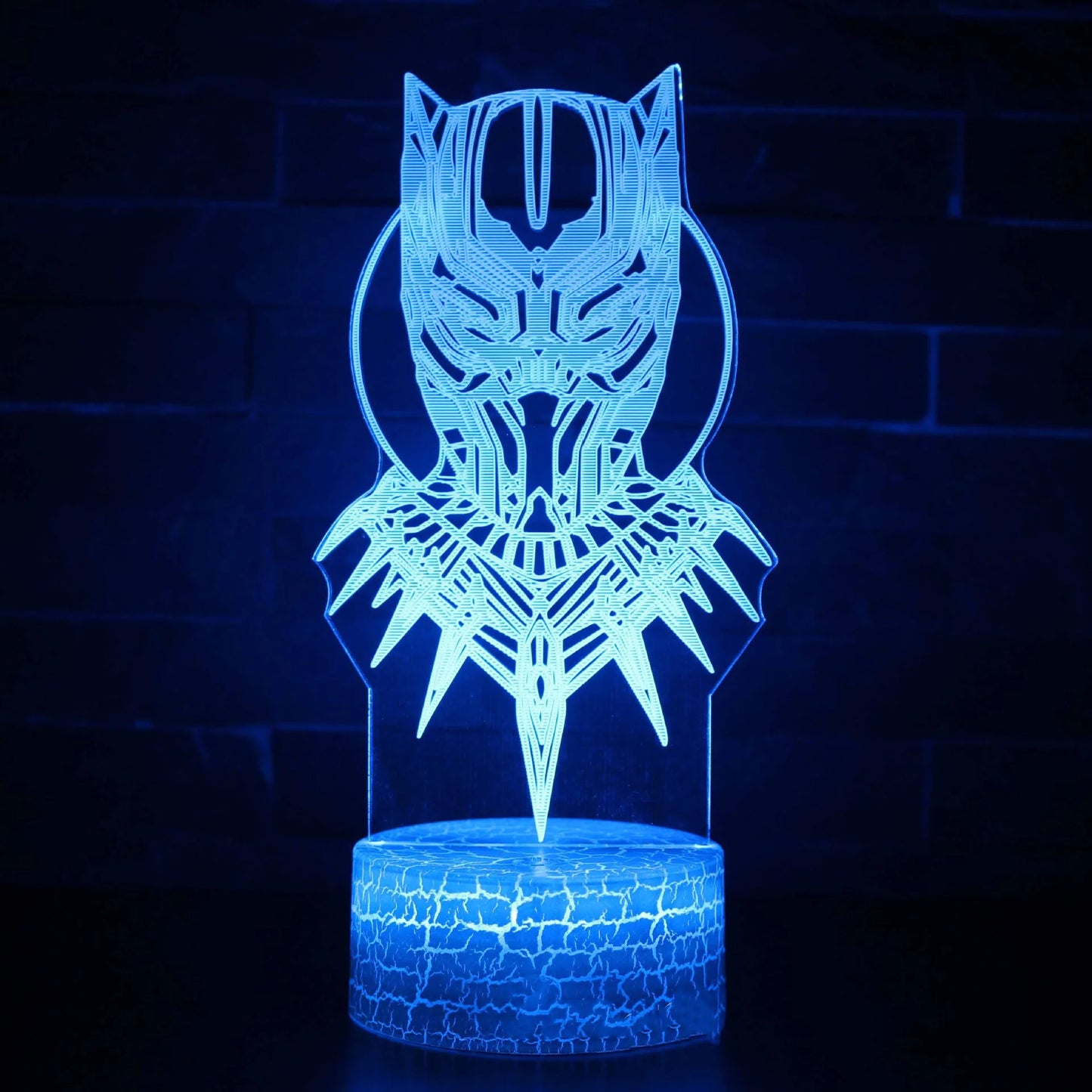 Anime The Avengers Infinity War 3D LED Nightlights Spiderman Ironman Hulk Thor Lamp Colorful Changing Night Lights Table Lampara