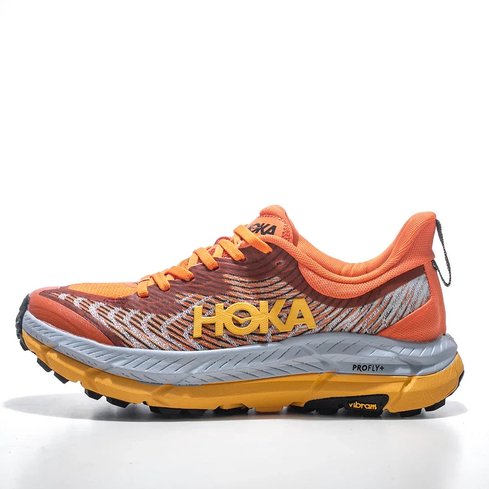 HOKA Mafate Speed ​​4 Kvinder og Mænd Grøn Lime Skridsikker Slidfast Letvægts Mesh Casual Sneakers Sko 1129930-LGOM