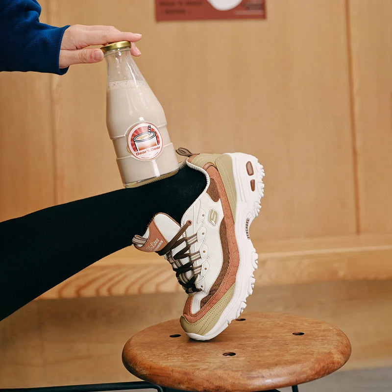 Skechers Shoes for Women "TRACK" Milk Tea Bear