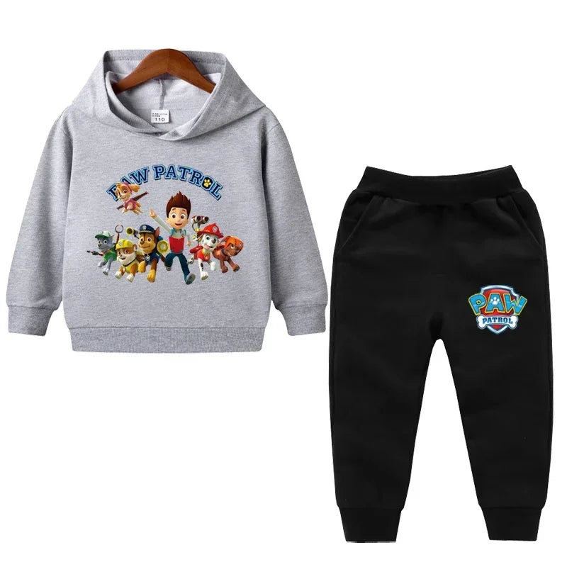 PAW Patrol Spring Autumn Children Clothing Suit Baby Boys Girls Clothes Kids Sport Hoodies Pants 2Pcs Sets Toddler Tracksuits