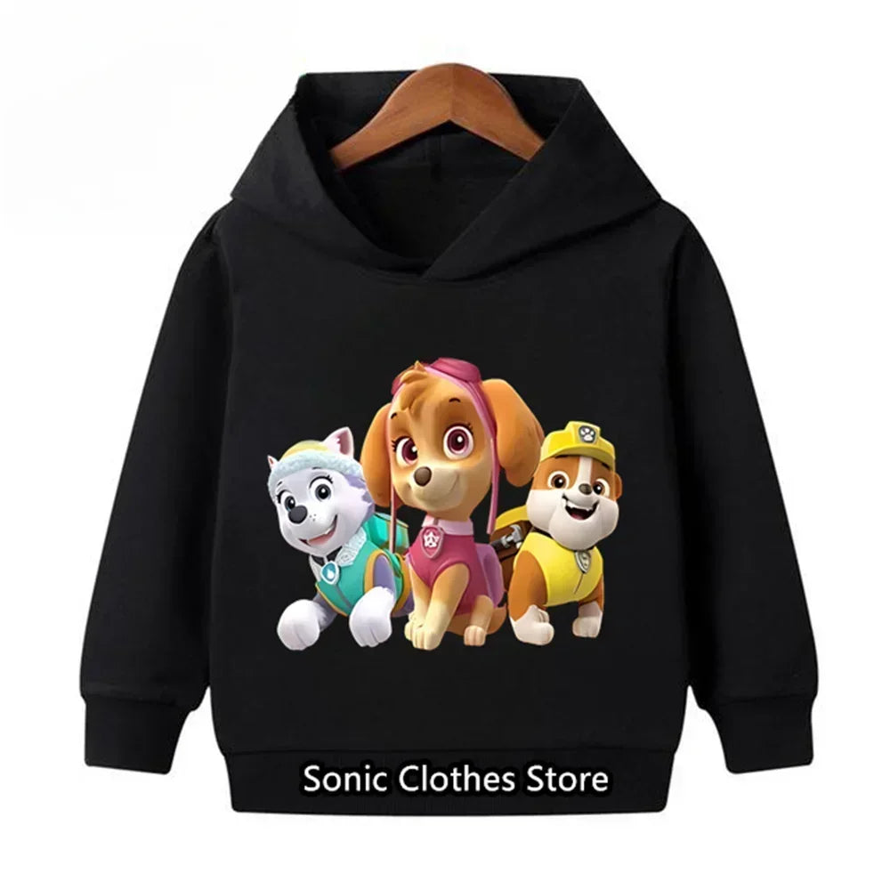 Child Paw Patrols Hoodie Kids Clothes Boys Girls Clothing Spring Autumn Sweatshirts Trapstars Cartoon Clothes Hoodie