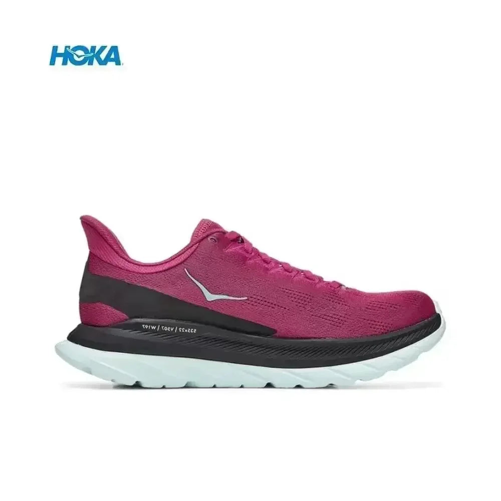 HOKA Mach 4 Men Women Outdoor Shoes Road Trekking Travel Shoes Cushioning Thick Bottom Platform Runner Non-Slip Sneakers