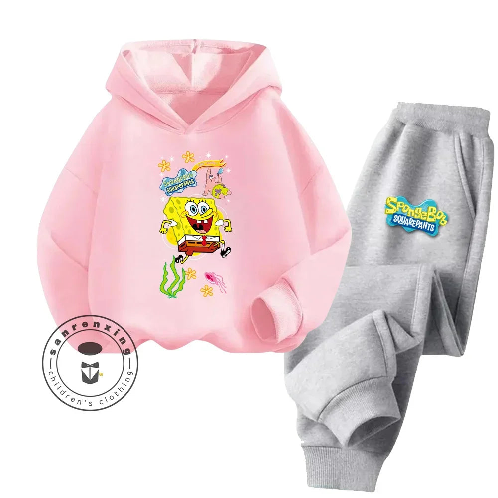 SpongeBob Kawaii Hoodie Keep Your Little Ones Warm This Winter Anime-Inspired Styles in 7 Different Colors and Soft Long Sleeves