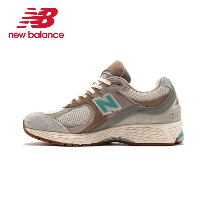 Original New Balance NB 2002R Retro All-fit Shock-absorbing Wear-resistant Running Shoes Unisex Rain Ash Sneakers M2002RDA