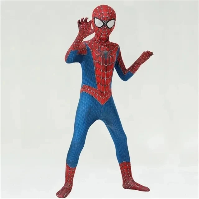 Child Adult Spider Man Hulk Iron Man Black Panther Batman Captain America Cosplay Costume Bodysuit Jumpsuit Halloween Costume