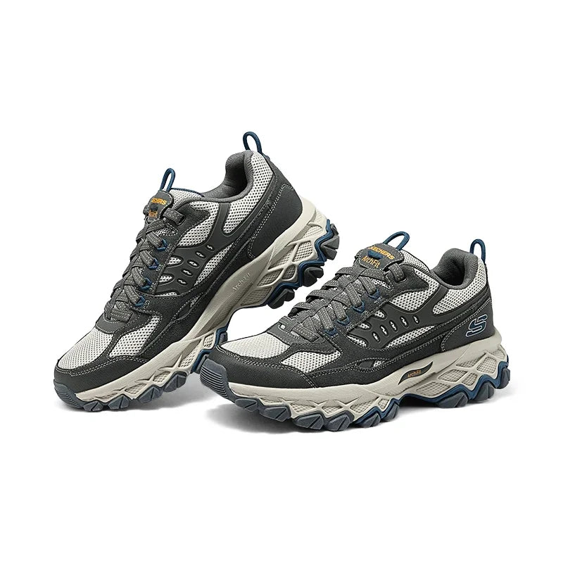 Skechers 2024 New Men's Hiking Shoes Outdoor Sports Shoes Wear-resistant Non-slip Men Trekking Walking Hunting Tactical Sneakers