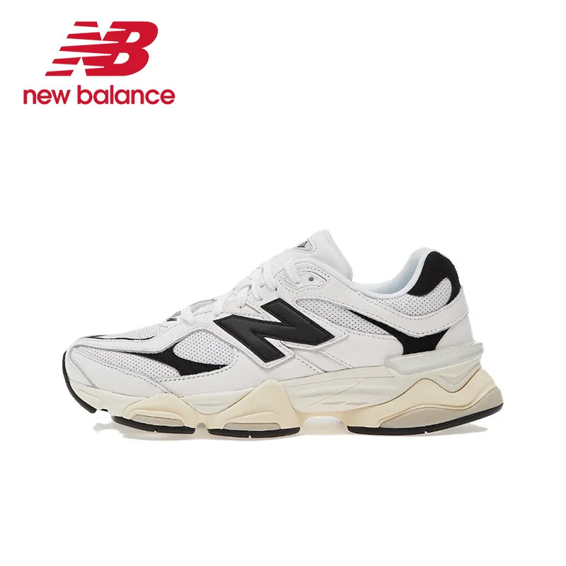 Original New Balance NB 9060 Non-Slip Lightweight Sports Casual Shoes Light Grey Men's and Women's Unisex Sneakers U9060GRY