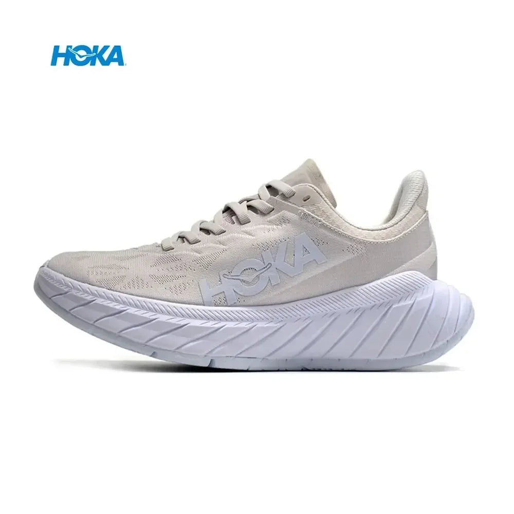 HOKA One One Carbon X2 Men Women Shoes Titanium Krypton Moving X Cross-country Running Shoes  Carbon Plate Shock Absorption