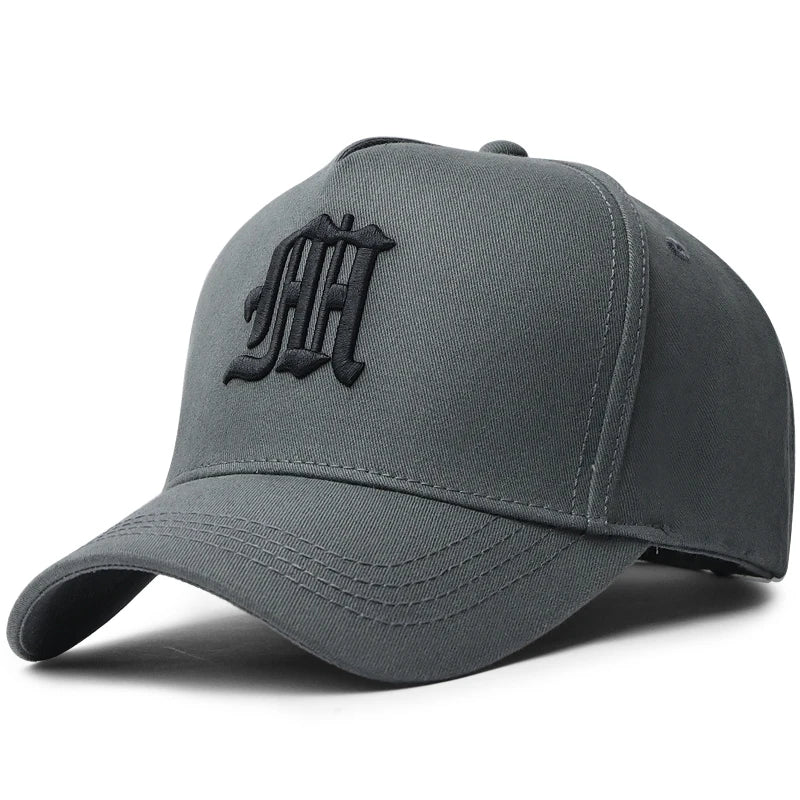 Forår og sommer Hård Bomuld Høj Top Baseball Hat Mand Kvinde Sport Stor størrelse Snapback Cap 55-60cm 60-65cm