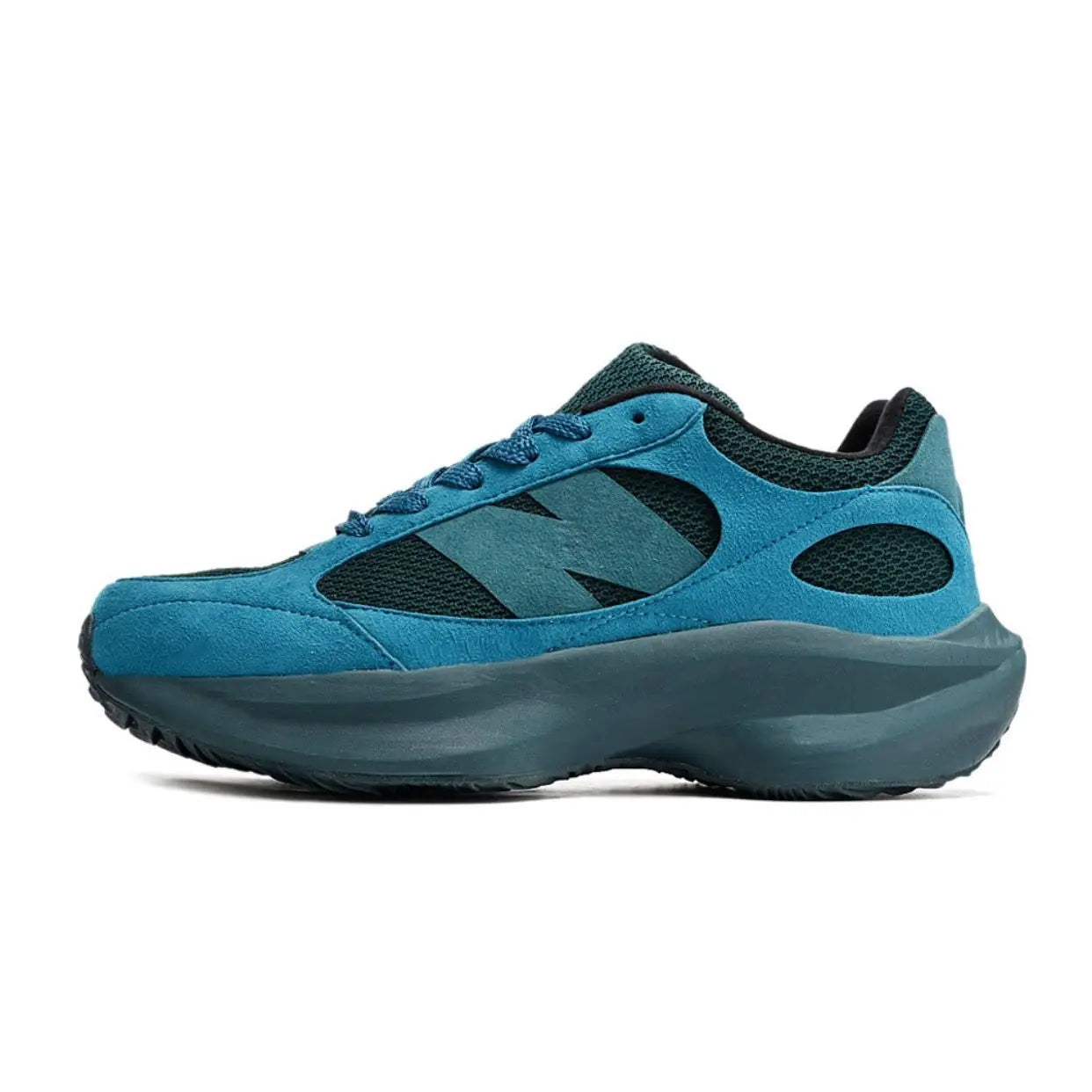 New Balance NB Warped Runner Thick Sole Walking Dad Shoes Height Increased Unisex Shockproof Durable Clunky Sneakers