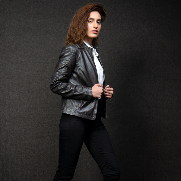 Vintage Leather Jacket (Women)-0