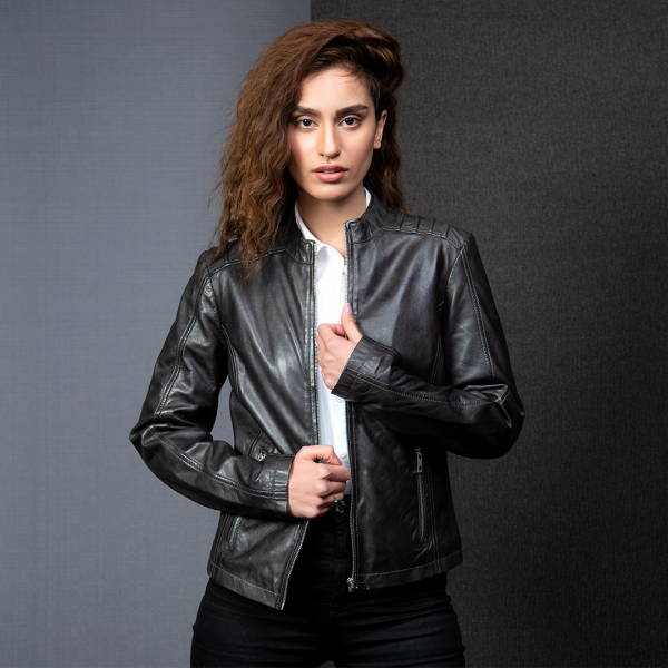 Vintage Leather Jacket (Women)-2