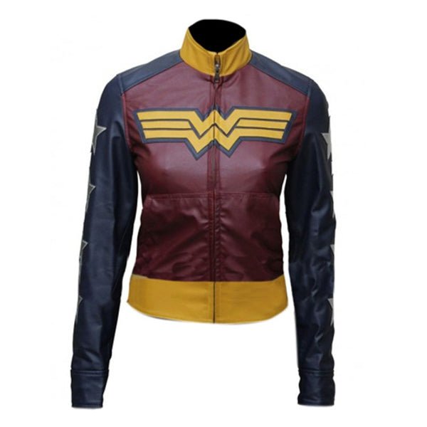 Gal Gadot Wonder Women Leather Jacket-0