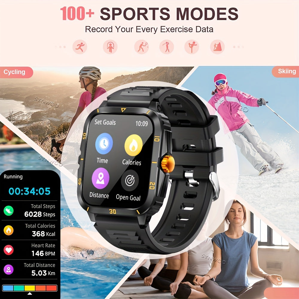 New Smartwatch For Men Women - Multiple Sport Modes, High-Definition Screen, Fitness Tracker With Reminders, Wireless Calls, Long Battery Life.