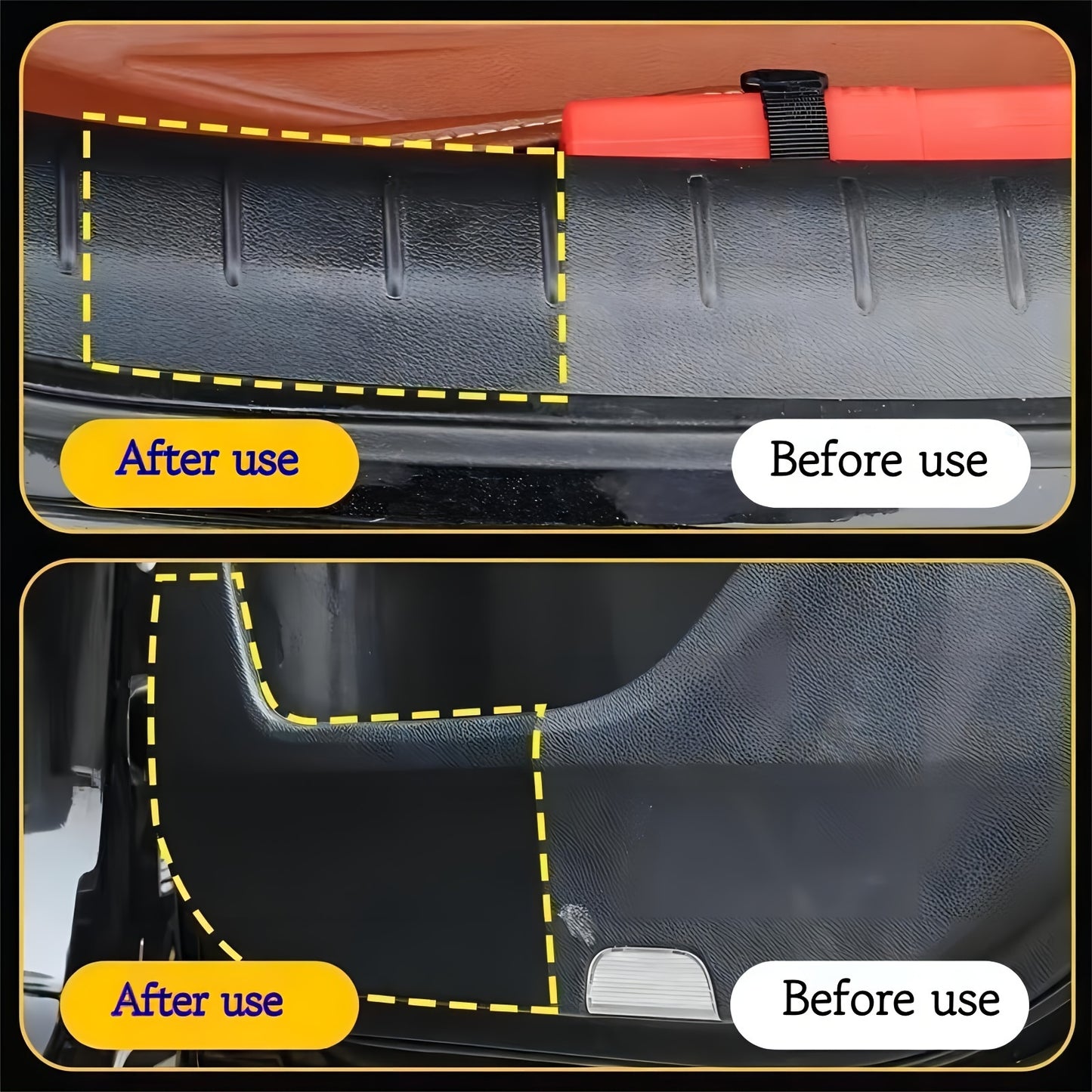 1pc Car Faux Leather And Plastic Repair Cream Returns To Black Glossy Car Maintenance Product, Restoring Artificial Leather, Car Polishing, And Coating Renovation