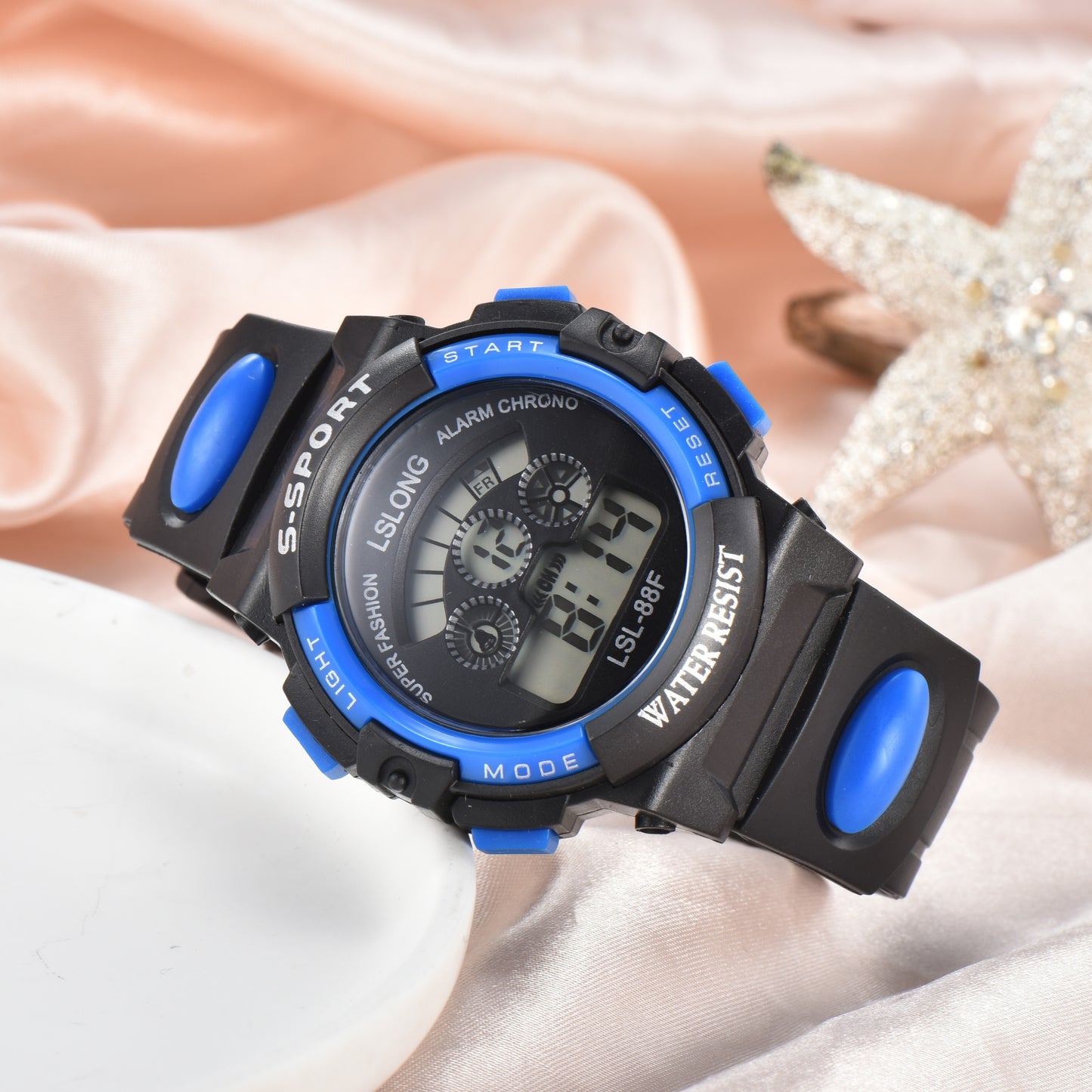 Boys And Girls Casual Cute Electronic Watches, Waterproof Luminous Colorful Multi-functional Sports Watch, Holiday Gift