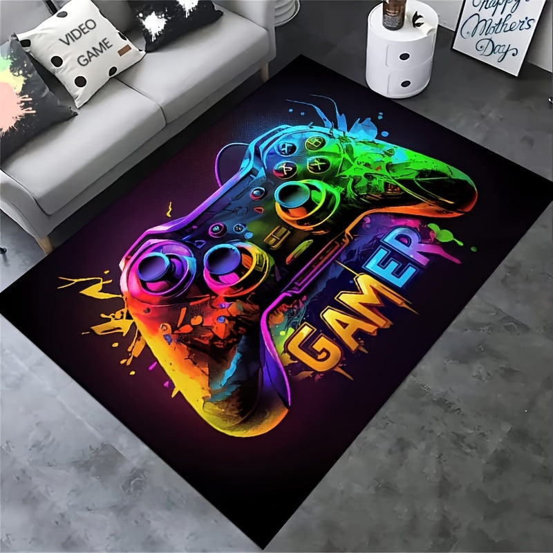 1pc, Gaming Rug For Room - Gamer Rug With Controller Design