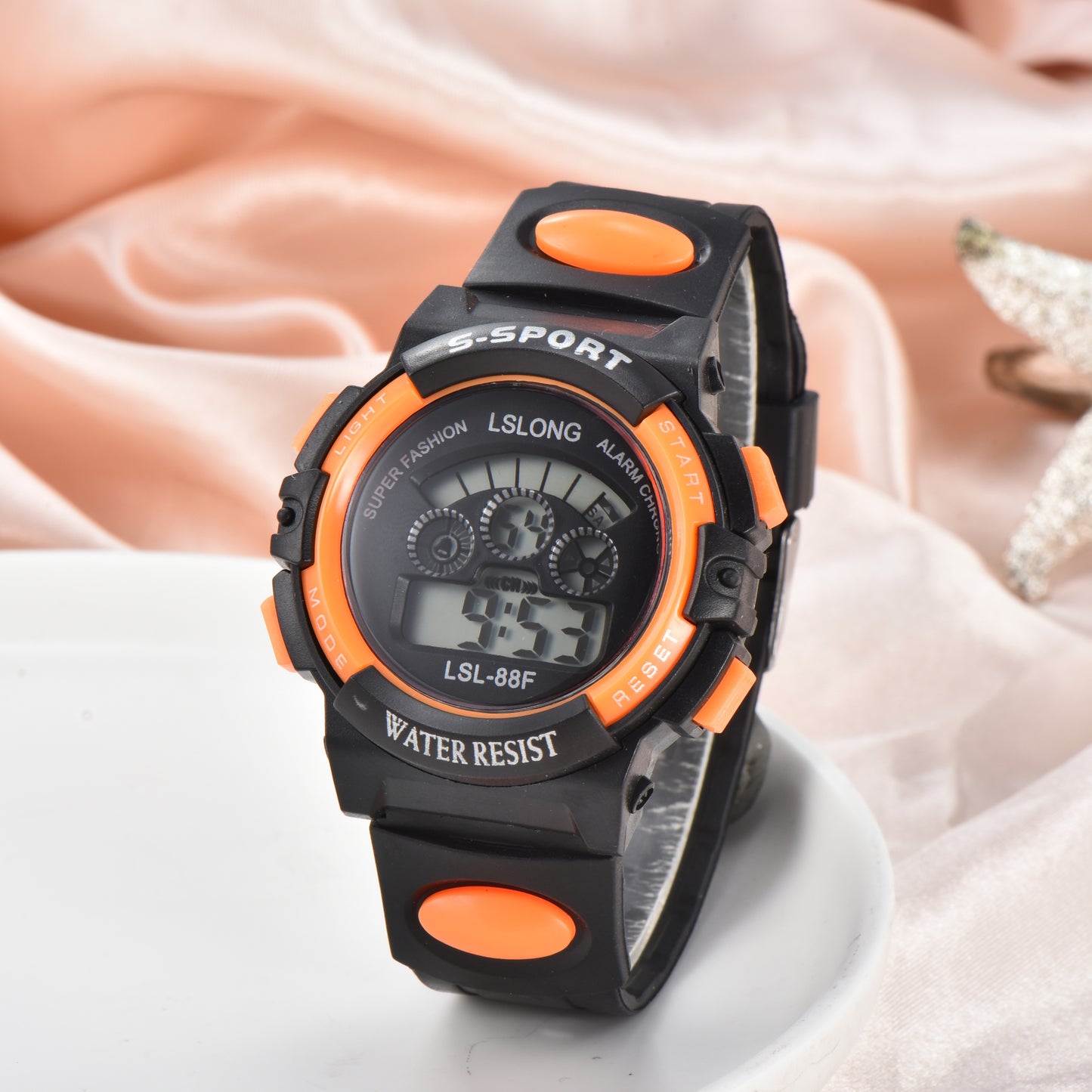 Boys And Girls Casual Cute Electronic Watches, Waterproof Luminous Colorful Multi-functional Sports Watch, Holiday Gift