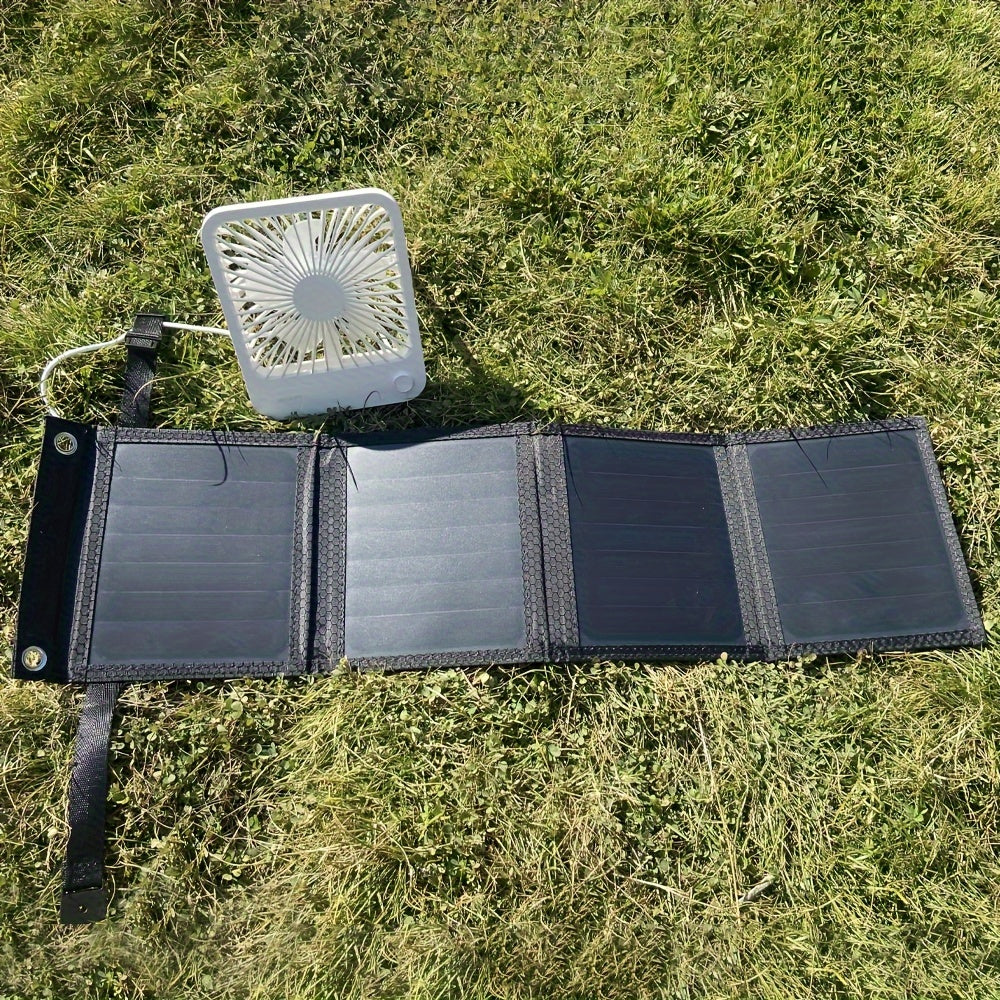 1pc 30W solar panel, foldable solar panel battery charger, suitable for portable power station generator, smart charging 5V iPhone, Ipad, outdoor camper RV travel