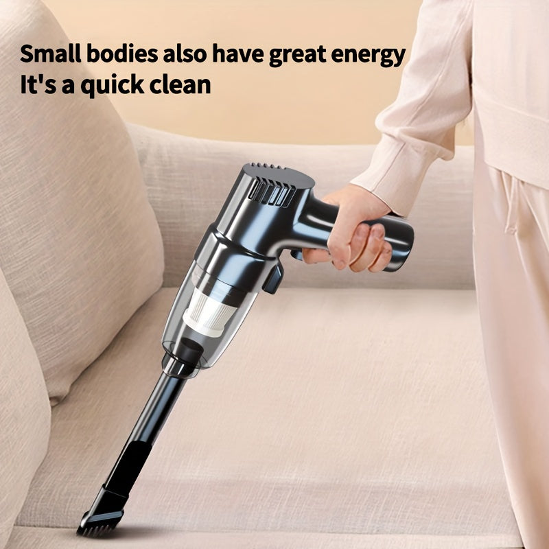 Wireless car-mounted high-power car home dual-purpose indoor super-suction portable vacuum cleaner