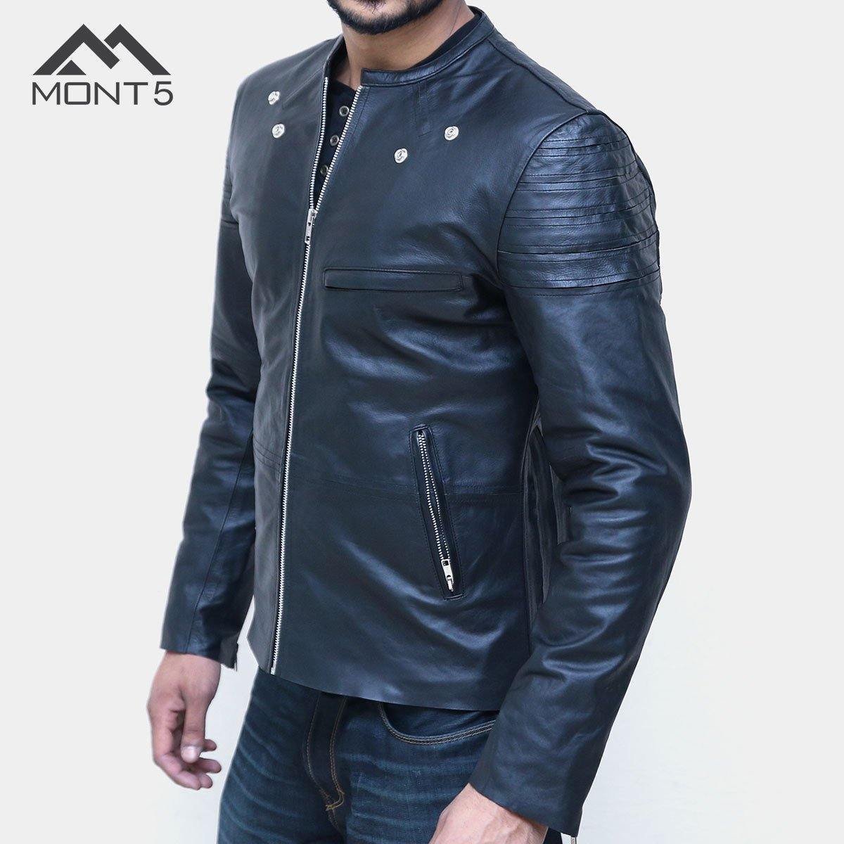 MONT5 - Karakoram Perfect Fit Men Leather Jacket-3